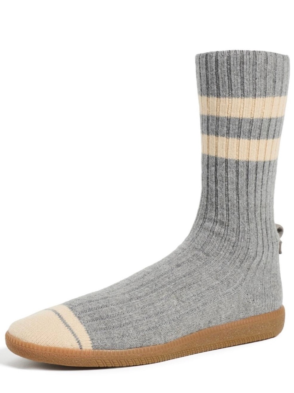 Brave Pudding Varsity Strolls Gray Sock Shoes Men Size 11